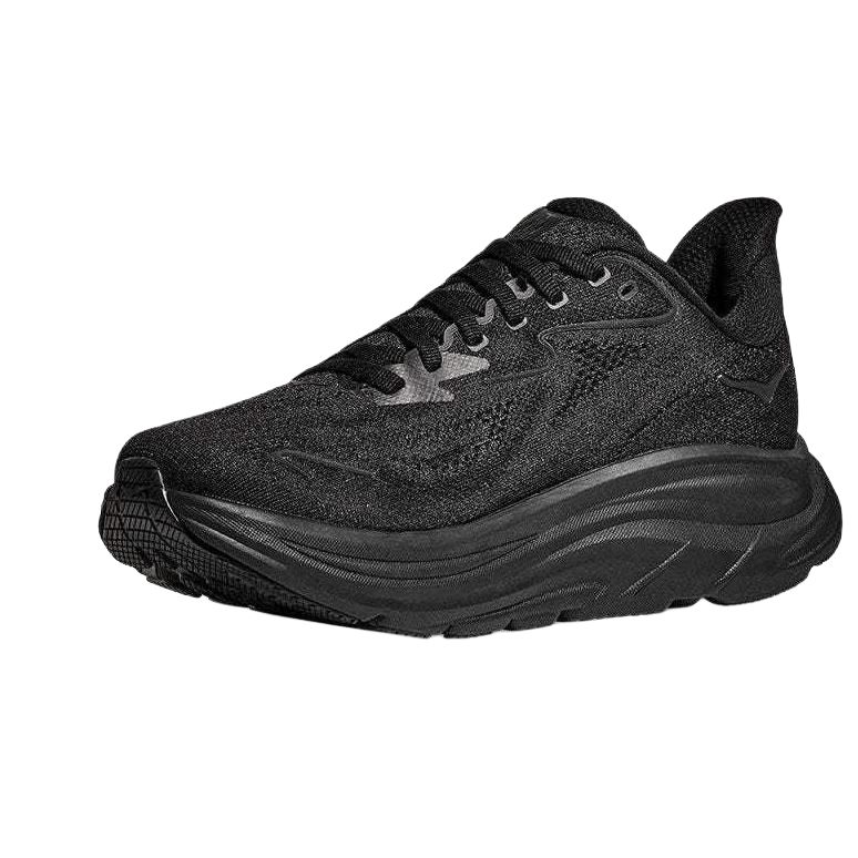 HOKA  Clifton 10 Wide Triple Black Women Sneakers 1162050-BBLC