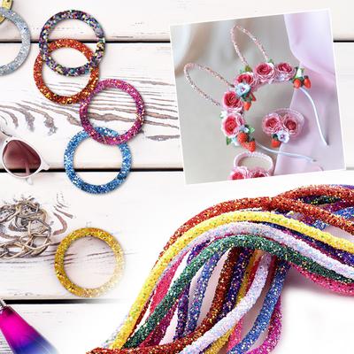 1yard 6mm flitry štrasová trubice šňůra šňůra pryskyřice štrasové lemy PVC štrasové štrasové štrasy svatební šaty kostým nášivka šperky doplněk