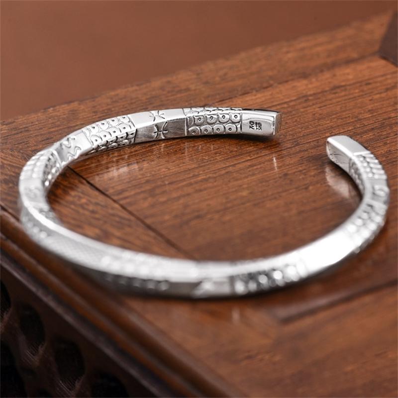 Vintage Tolv Stjernebilder Armbånd Herre Smykketrend Personlig Totem Armbånd Herre Håndleddstilbehør Åpent Armbånd Gave