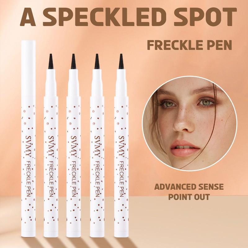 Freckle Pen Natural Rich Waterproof Long-Lasting Eyeliner with Ultra-Fine Soft Bristles, Easy to Apply and Smudge-Resistant.