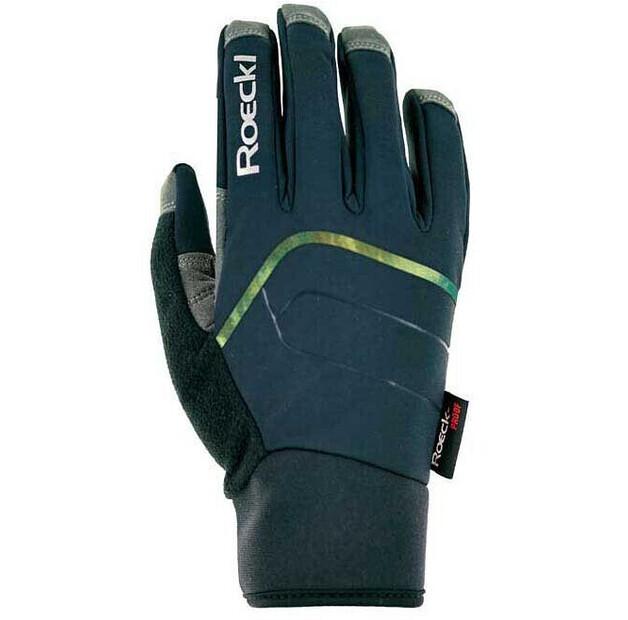 Велосипедные перчатки Roeckl Roen 2 (чёрный/синий) EU 7