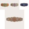 Bohemian Waist Beaded Belt With Firework Design And Elastic Closure For Festivals And Travel
