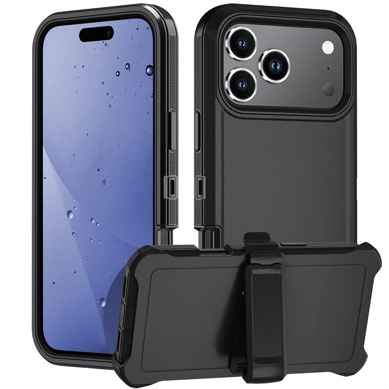 Shockproof Hybrid Case for iPhone 17/17 Air/17 Pro/17 Pro Max - Rotatable Kickstand & MagSafe | Anti-Slip TPU+PC Protection