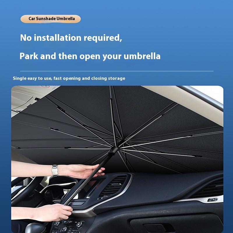 Para Toyota RAV4 2024 2025 Parasol Plegable tipo Paraguas para Parabrisas del Coche Accesorios de Aislamiento Térmico Frontal