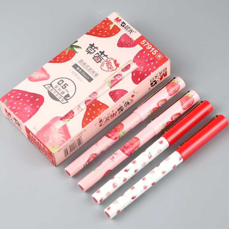 M&G Strawberry Limited Edition Direct Liquid Gel Pen