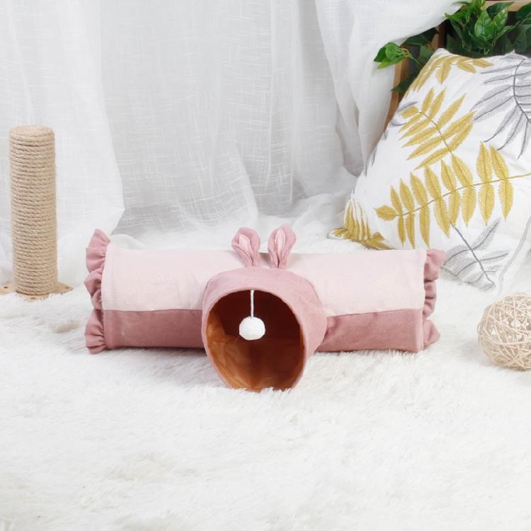 3 Holes Foldable Funny Pet Tunnel Cats for Play Training Toys for Rabbit Tunn