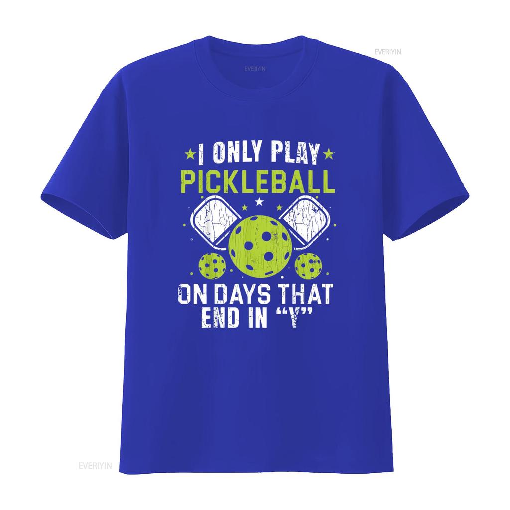 Unisexs I Play Pickleball Funny Player Paddle Lover T Shirt Black Large Vintage Washed Slightly Top For Everyday Wear Breathable