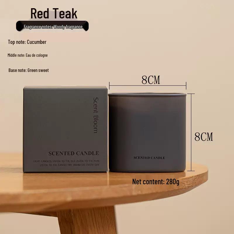 Aromatherapy Soy Wax Candle Gift Set with Essential Oil Scents Net Weight 280g