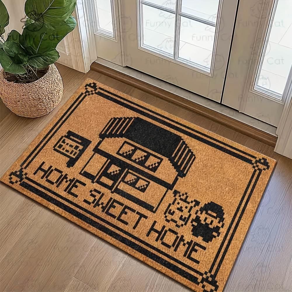 

Sweet Home Carpet Creative Doormat Lightweight Welcome Mat Machine Washable Living Room Carpet Rug For Bedroom Home Dec 40X60CM (1.3X2FT
