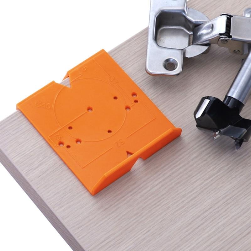 Multipurpose Plastic Hinge Jig For 35mm 40mm Cabinet Hardware Quick Alignment System Concealed Hinge Jig