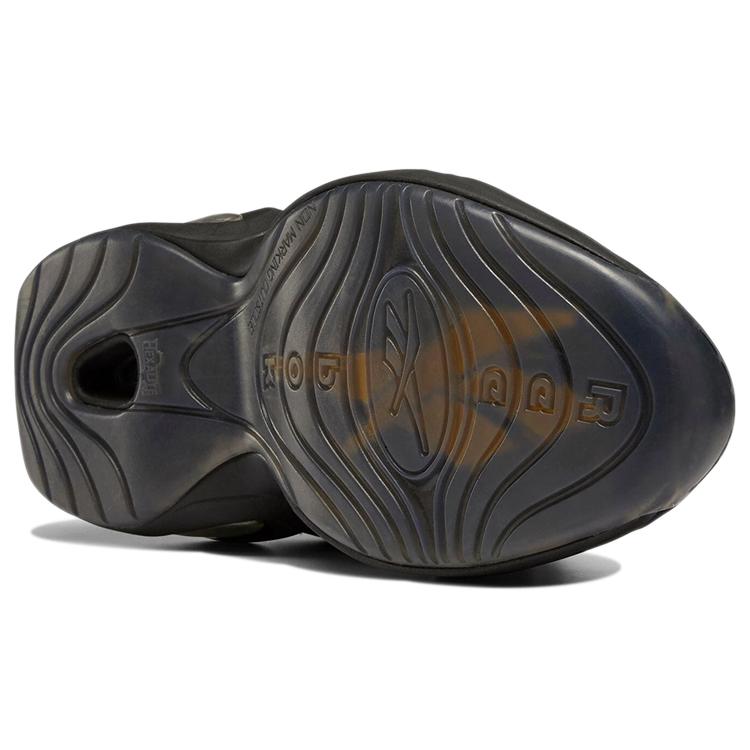 New Reebok Question Mid Black Gold H01308