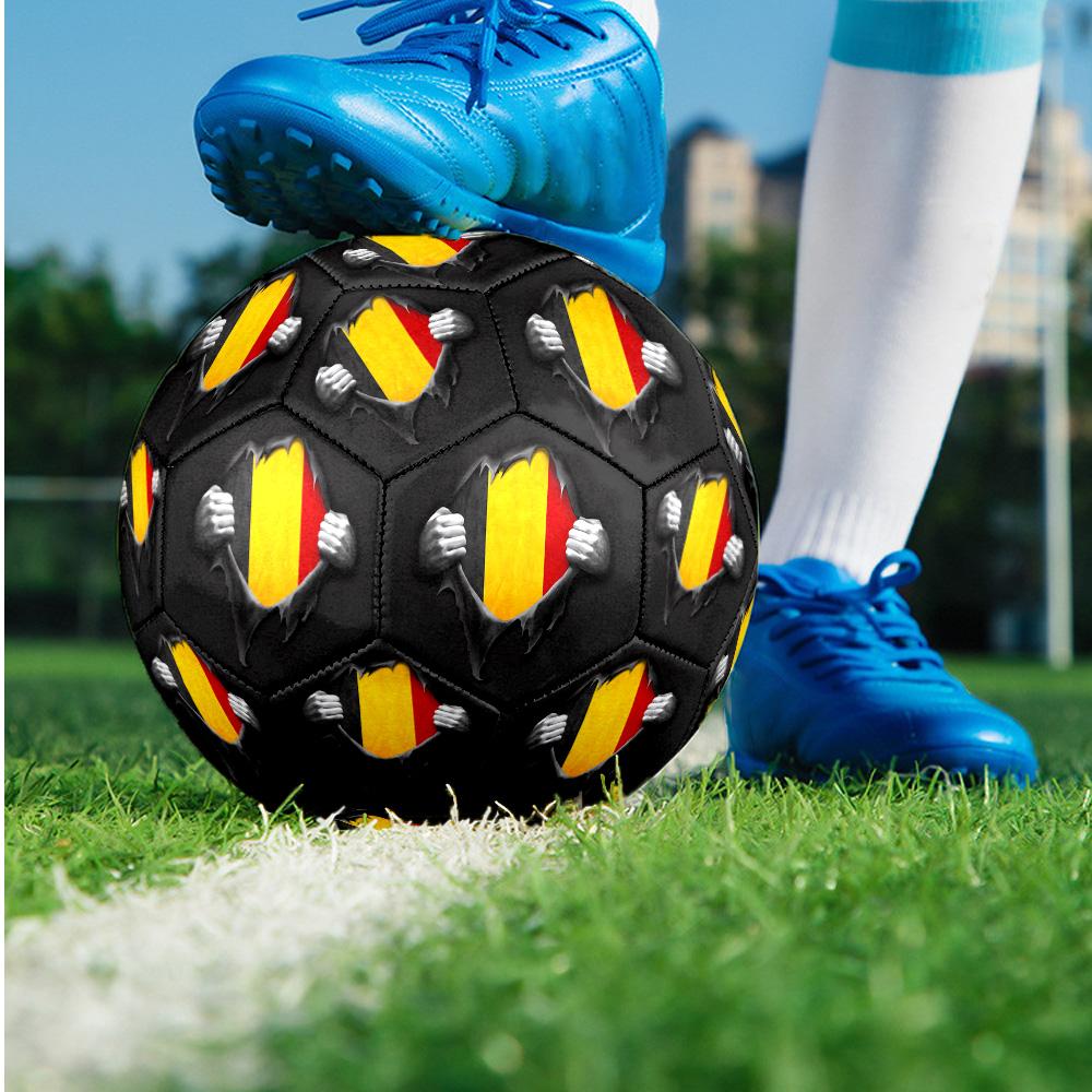 Germany national football team Theme soccer ball Size 5 Soccer Ball Soft Touch Professional Training Football for Outdoor Sports