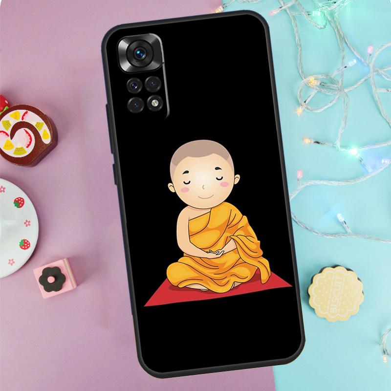 

Cute Buddha Monk Zen Buddhism Case For Xiaomi Redmi Note 14 Pro 9 10 11 12 13 9S 10S 11S 12S Redmi 14C 10C 12C 13C Cover Redmi Note 11 Pro