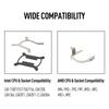 MSI MAG Core Liquid 240R V2 White AIO RGB CPU Liquid Cooler Swivel Cap Design 240mm Radiator Dual 120mm RGB PWN - - - - Fans.