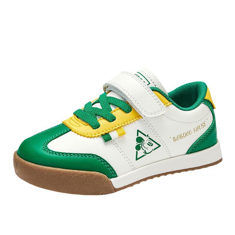 Bobodou 2024 Kids' Waterproof Leather Shoes - Casual Boys' and Girls' Sports Sneakers