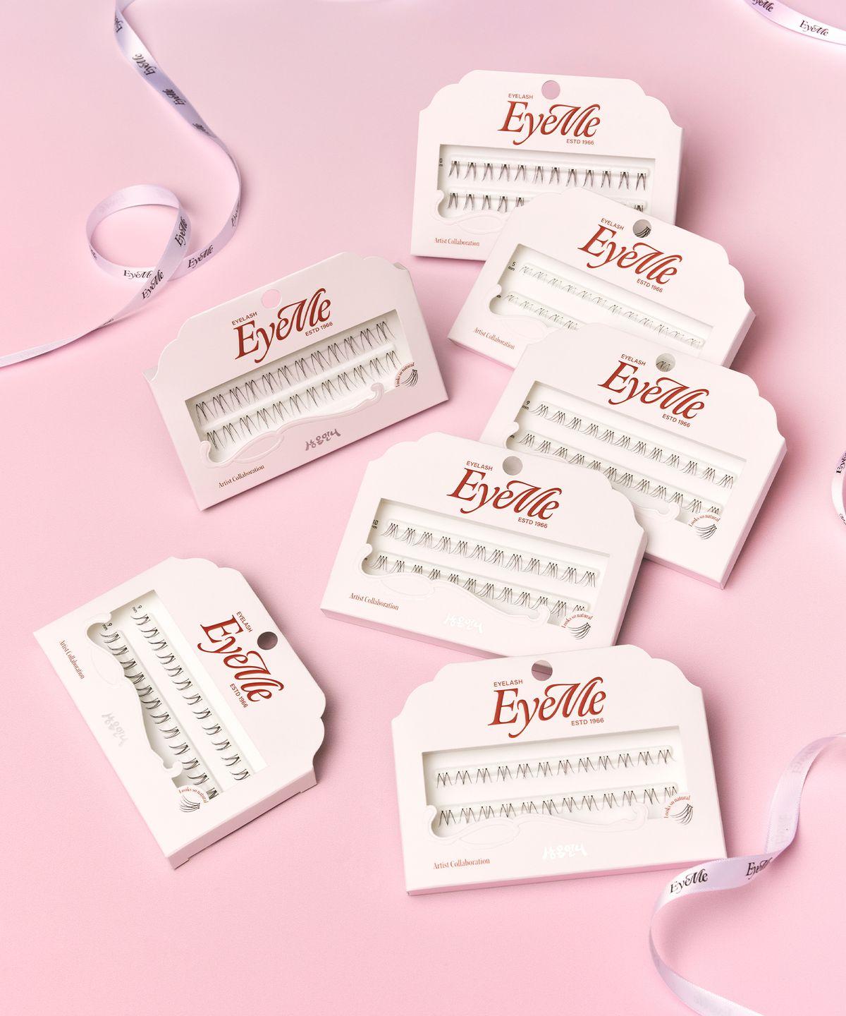 Aimi x Sang-eun Unnie Single-Strand Eyelash 8-Pack Set Deep 9mm (8 pieces)