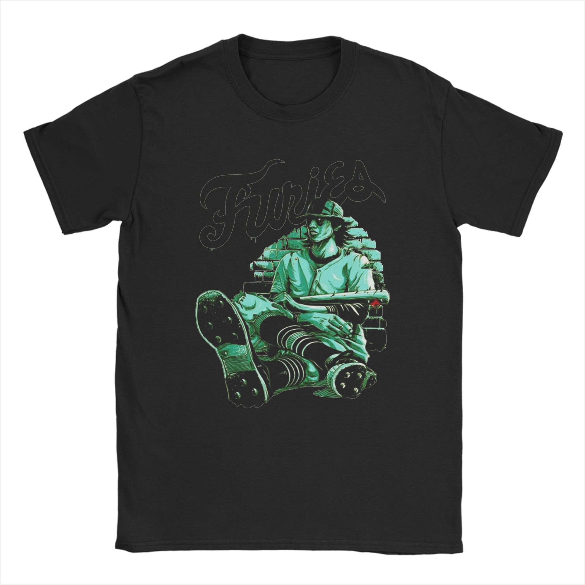 

The Warriors Movie T-Shirt Unisex 100%Cotton Clothing Novelty The Baseball Furies Round Neck Short Sleeve XL