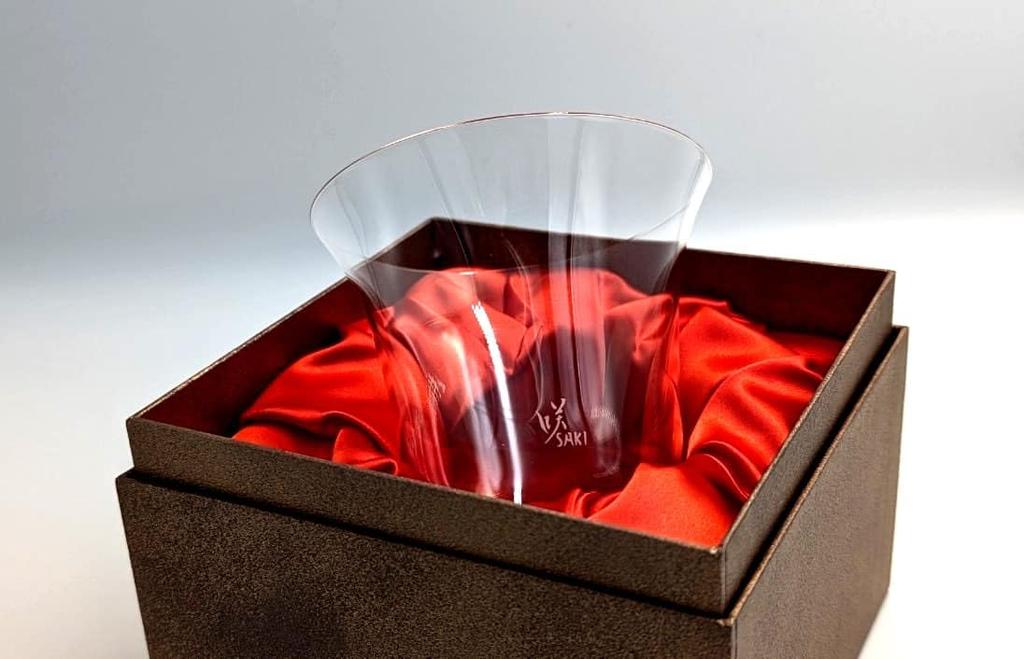 [Supervised by a Master of Whisky] Saki Rocks Glass, Whiskey Glass, Handmade In Japan, Luxury Gift, Temperature-Resistant, Approx. 352ml