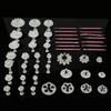 47pcs/set Fondant Cake Decoration Cutters   Cutter Molds   Pastry Baking Decor Tool