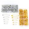 150Pcs/Box Durable 27/32/38/45/55mm Safety Pins Large Small DIY Sewing Tools Assorted Size Sew Brooch Apparel Accessories