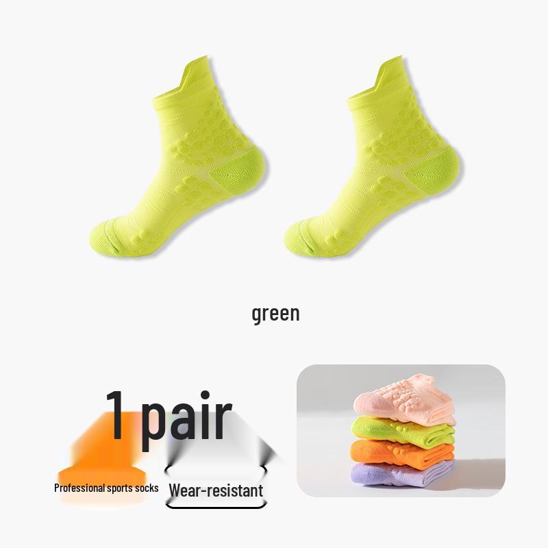 Autumn/Winter Mid-Calf Sports Socks for Couples - Quick-Dry Running, Cycling, Fitness with Massage Soles.