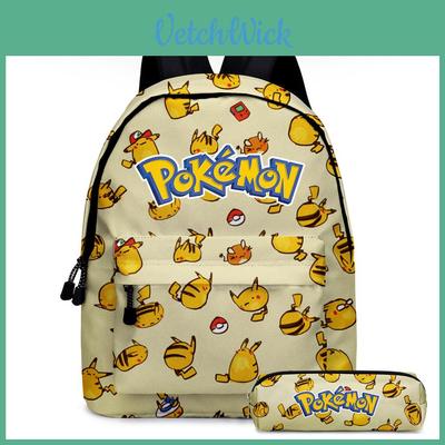 Fashionable 2024 New Print Backpack Pencil Case Lunch Bag Set For School Kids