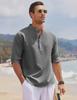 European and American Men's Long-Sleeve Stand-Up Collar Pineapple Check Shirt