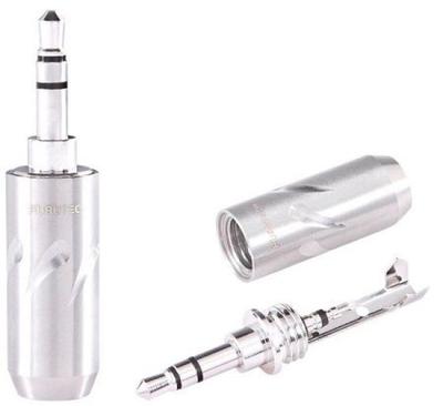 FURUTECH FT-735SM(R) 3.5 Mm Stereo Mini Plug, Rhodium-Plated