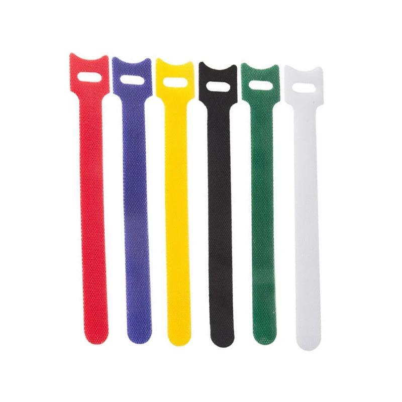 25pcs Reusable Cable Ties, Releasable Wire Management Straps for Earphones Mouse Cables, Nylon Organizer Ties Quick Release