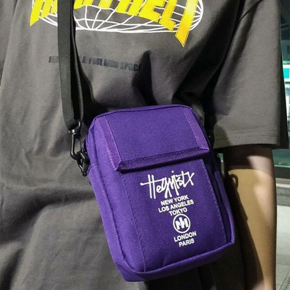 Wallets Men Sling Bag Zippers Shoulder Chest Bag Fashion Design Mini Crossbody Bag  Male