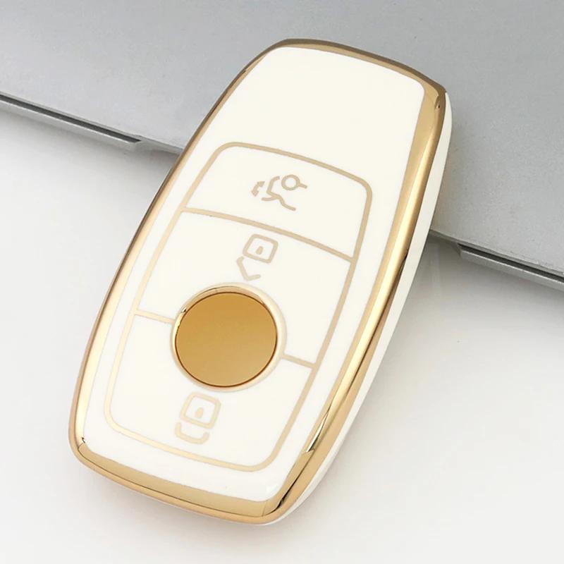 Car Remote Key Case Cover Shell Fob For Mercedes Benz A C E S G Class GLC CLA GLB GLS W177 W205 W213 W222 X167 AMG Accessories