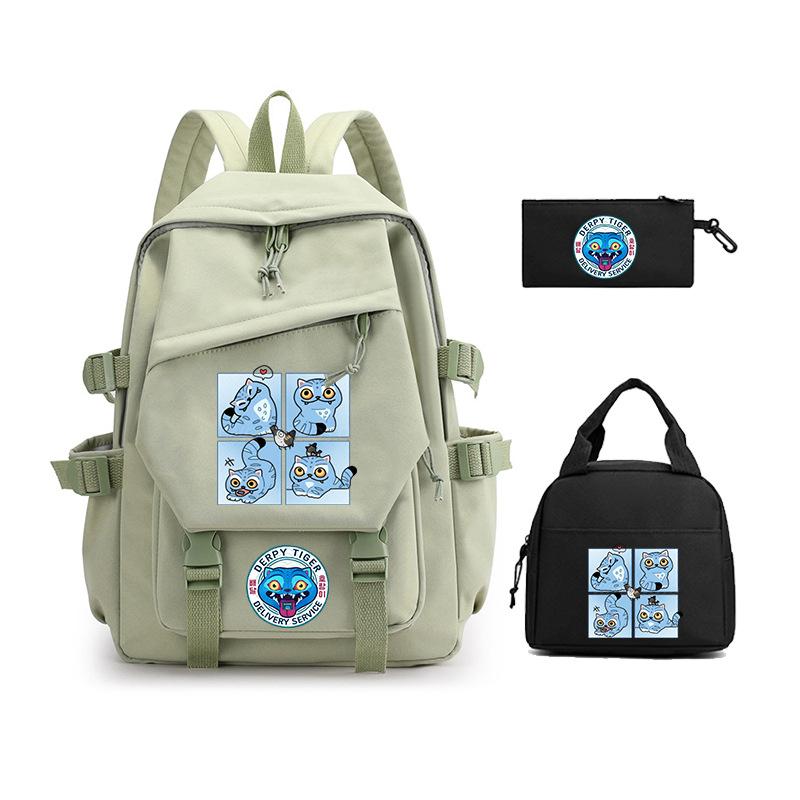 Demon Hunter Girl Group has the same peripheral cartoon printing children's backpack lightweight primary and secondary school schoolbag