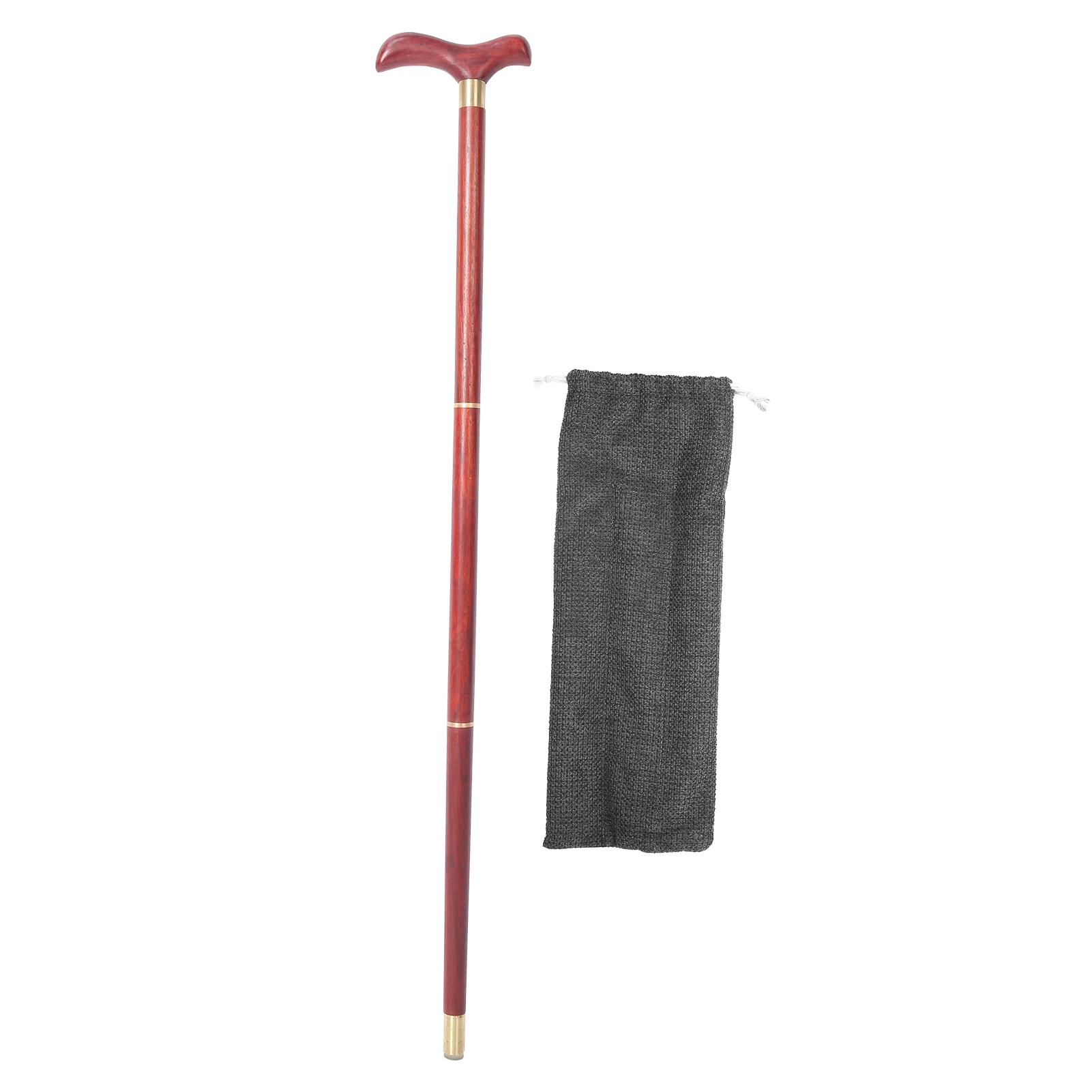 

3 Sections Wooden Walking Cane Mountain Climbing Hand Walking Stick for Elderly