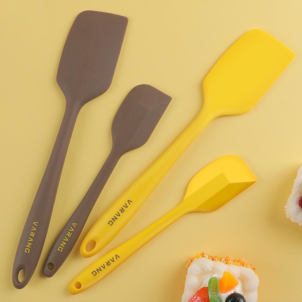 Kitchen Silicone Cream Butter Cake Spatula Scraper Cake Cream Scraper Nonstick Butter Spatula Brush Mixer Cake Baking Tools
