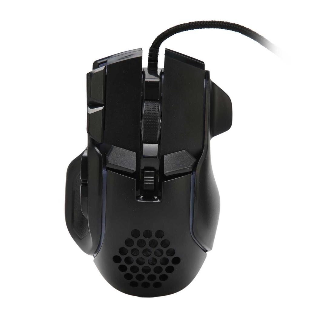 RGB Gaming Mouse 12800 DPI Gaming Mouse Optical Wired with 10 Programmable Buttons 13 Backlight