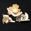 Creative Armored Woman I Can Save Myself Enamel Brooch LGBT Feminist Knight Badge Pin For Men Women Lapel Backpack Jewelry Gift