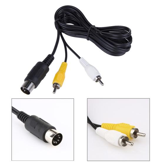 Game Audio Video AV Stereo Composite Cable Universal Cable A/V RCA Connection Cord