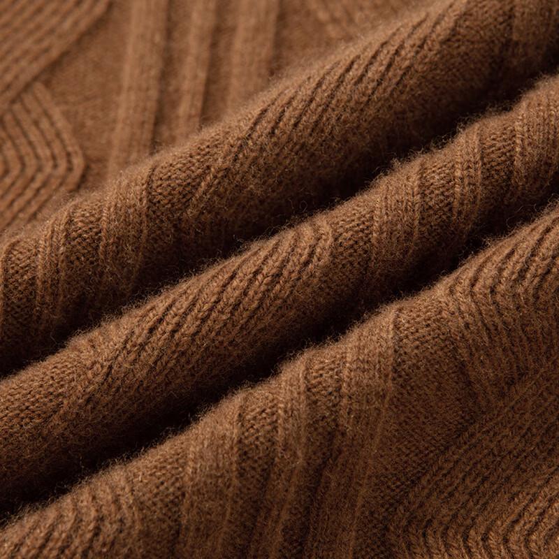 Men's Merino Wool & Cashmere Blend Half-High Collar Sweater