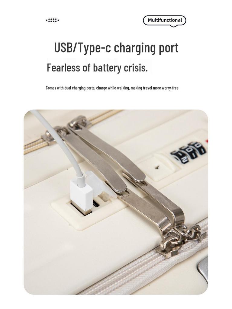 18" Rolling Laptop Carry-on: Men's & Women's Luggage with Side & Front Openings, 20" for Short Trips, with Combination Lock