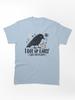 Worms I Got Up Early There Was No Worm, Funny Crow Quote, Sarcastic Raven Humor, Morning Person Joke, Bird Lover Gift Classic T-Shirt