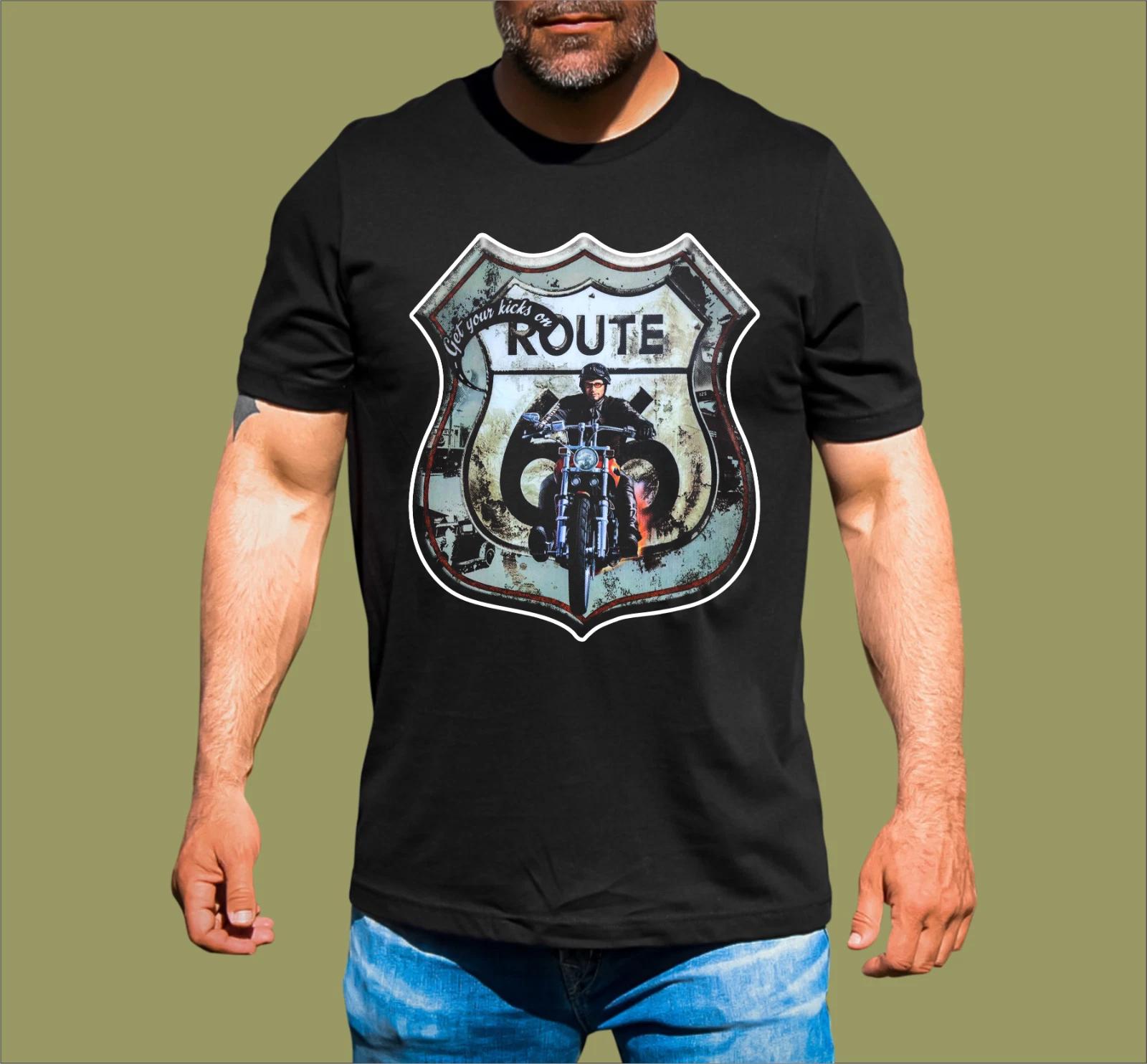 GET YOUR KICKS ROUTE 66 T-SHIRT S