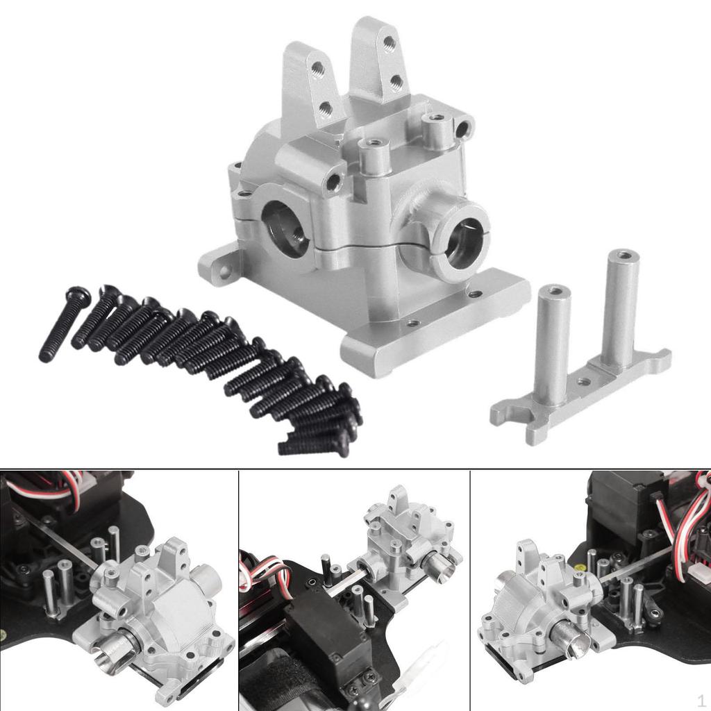 Metal Front Gearbox Cover Upgrade Spare Parts Shell Replacement for RC Hobby Car 14209, 14210 And