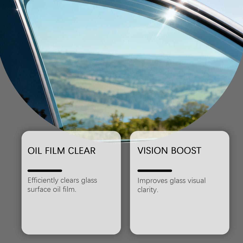 Car Window Oil Film Brush, Scratch-free Oil Film Removal And Window Cleaning Tool