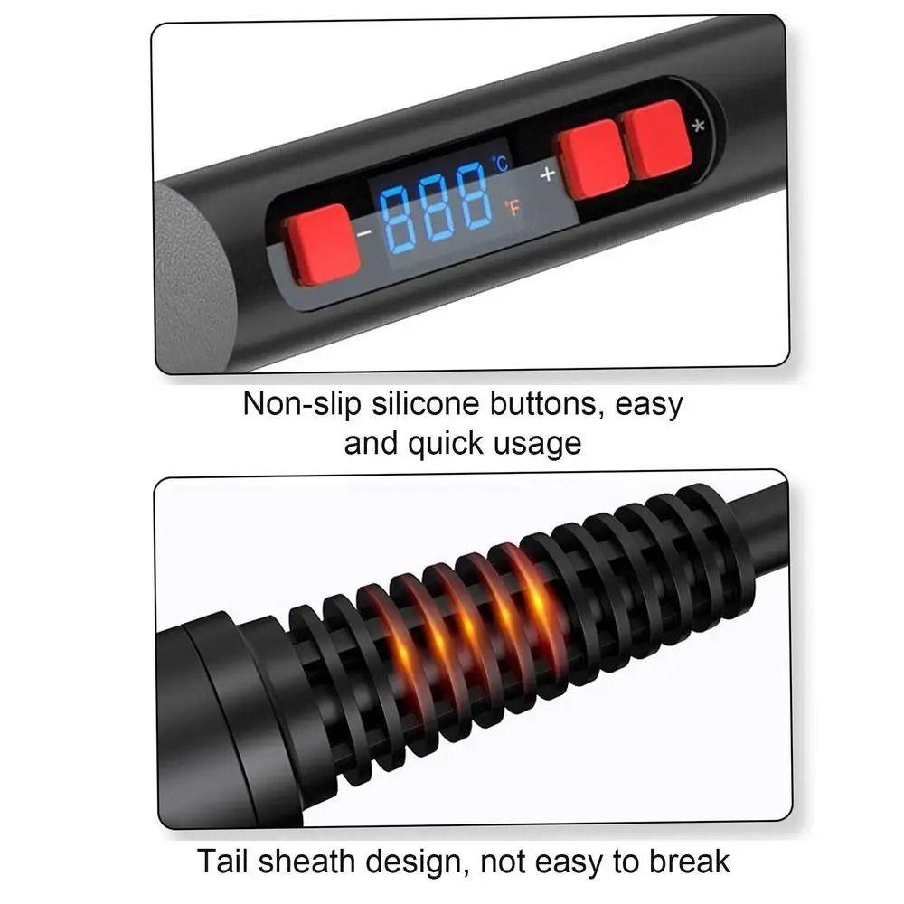 90W Soldering Iron Kit LCD Digital Soldering Repair Tools Welding Heating Pen  Electronic Component