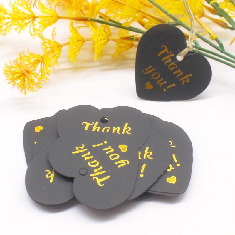 

100 шт. 5x4 см горячее тиснение. Спасибо за открытку и 20-метровую пеньковую веревку. 100TAG20MSTRIN чёрный