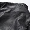 Men's Slim Fit PU Leather Motorcycle Jacket - Korean Style Outerwear