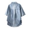 Retro Casual Collared Men's Summer Loose Plus Size Versatile Short Sleeved Shirt