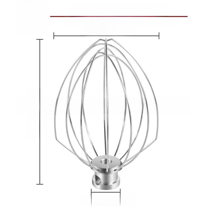 

K5AWW 5QT венчик из нержавеющей стали для миксера KitchenAid серебряный