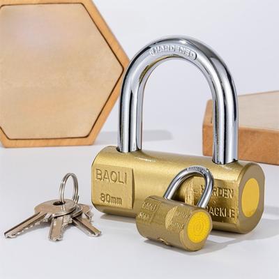 Metal Heavy Duty Padlock Waterproof Gate Locks  Outdoor Gym Dormitory Cabinet Door