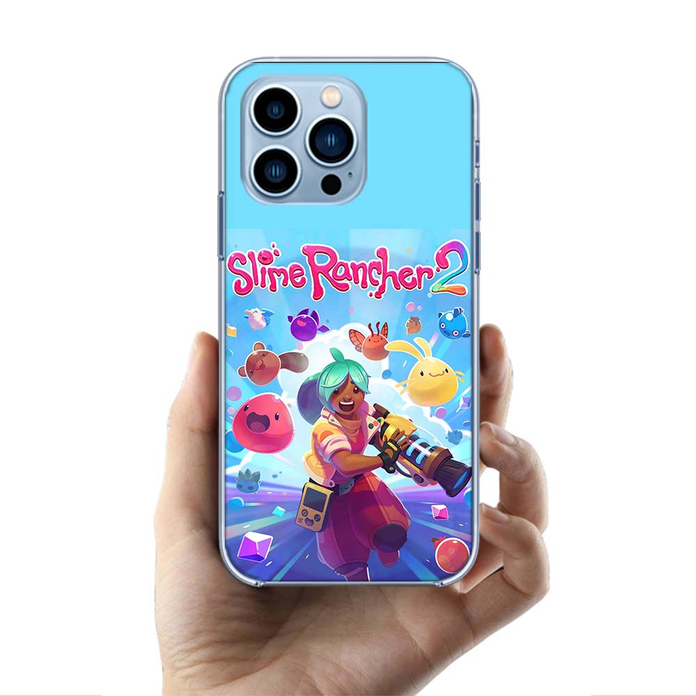 

S-Slime R-Rancher Game Cases Phone Case For Iphone 17E 16E 17 Air 16 Pro Max 15 Pro 14 Plus 11 13 12 Mini Cover Cases Compatible iPhone 12 Mini